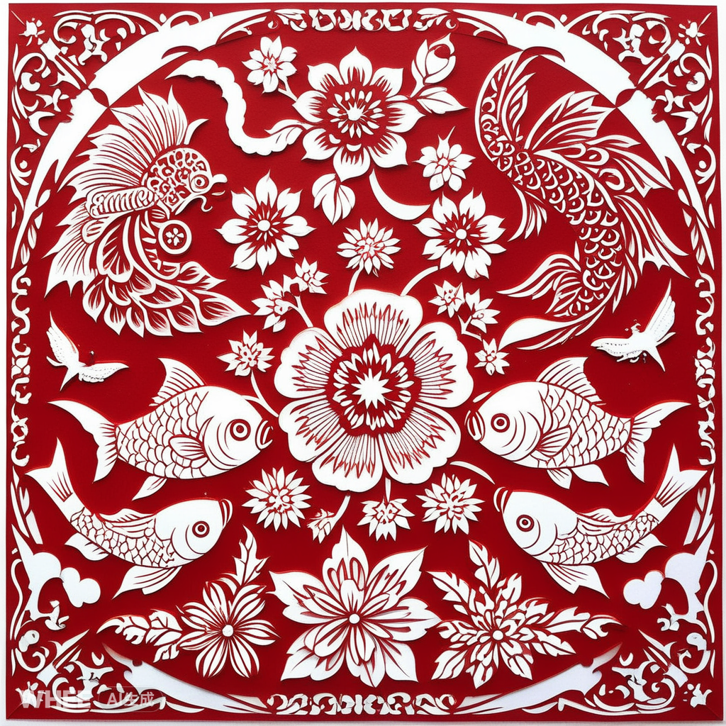 吉祥如WHEE——AIGC实践之中国非遗剪纸（图ZMTUwMDMyODg=） - 教程 - 站酷设计师Contra实验编程原创素材 - 站酷ZCOOL