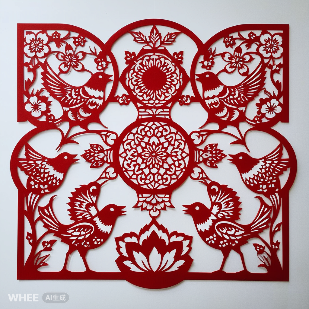吉祥如WHEE——AIGC实践之中国非遗剪纸（图ZMTUwMDMzMDQ=） - 教程 - 站酷设计师Contra实验编程原创素材 - 站酷ZCOOL