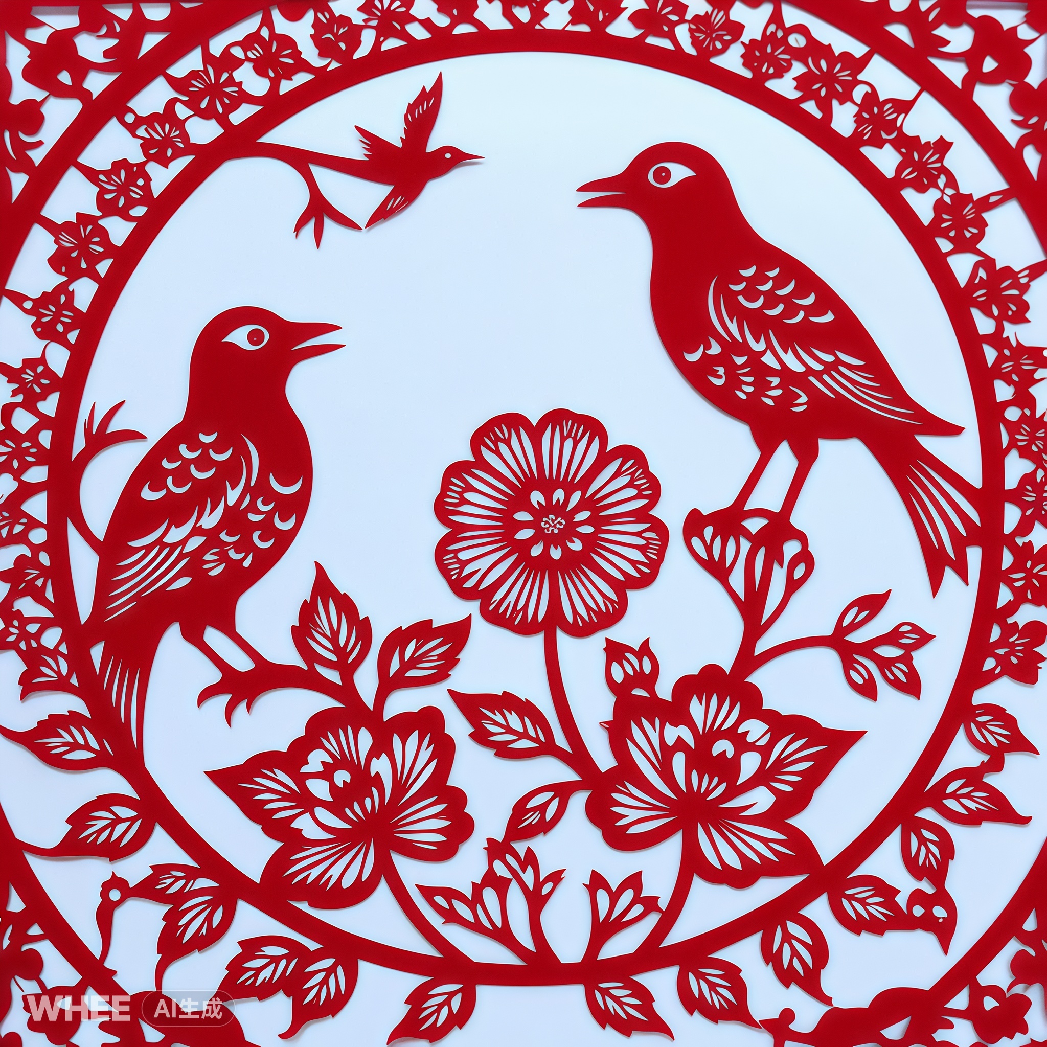 吉祥如WHEE——AIGC实践之中国非遗剪纸（图ZMTUwMDMzMDg=） - 教程 - 站酷设计师Contra实验编程原创素材 - 站酷ZCOOL