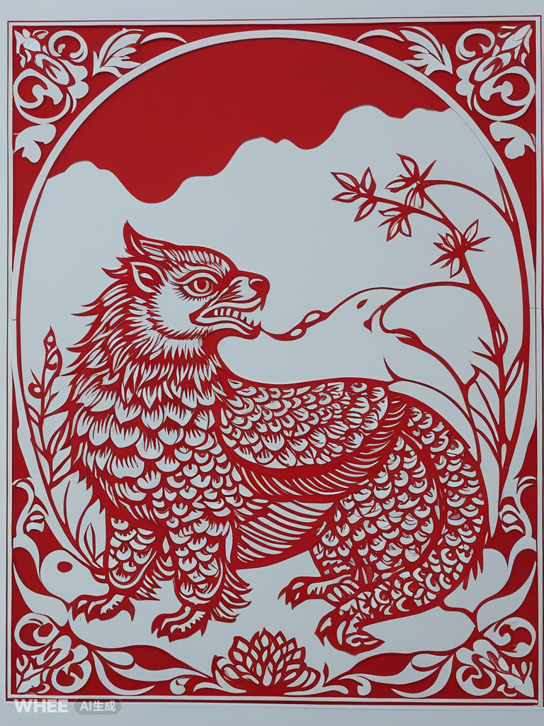 吉祥如WHEE——AIGC实践之中国非遗剪纸（图ZMTUwMDMzMzI=） - 教程 - 站酷设计师Contra实验编程原创素材 - 站酷ZCOOL