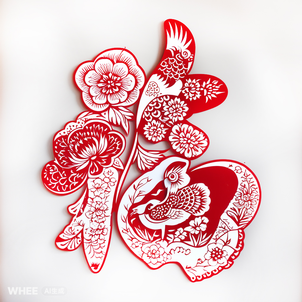 吉祥如WHEE——AIGC实践之中国非遗剪纸（图ZMTUwMDMzNjQ=） - 教程 - 站酷设计师Contra实验编程原创素材 - 站酷ZCOOL