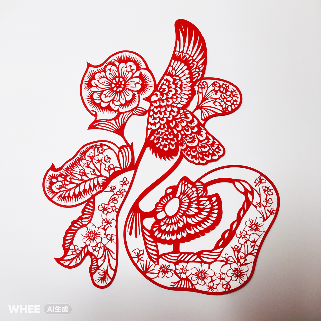 吉祥如WHEE——AIGC实践之中国非遗剪纸（图ZMTUwMDMzNjg=） - 教程 - 站酷设计师Contra实验编程原创素材 - 站酷ZCOOL