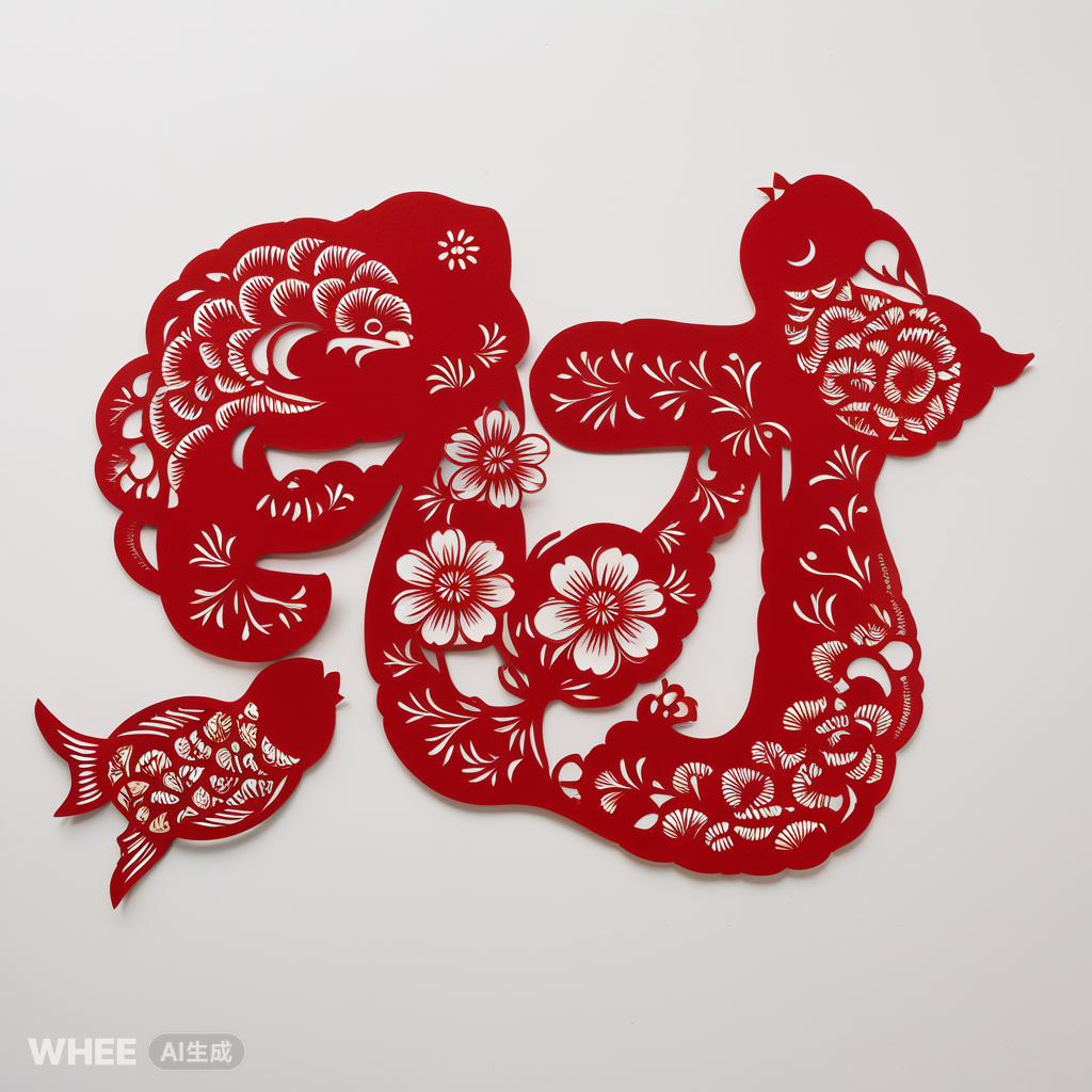 吉祥如WHEE——AIGC实践之中国非遗剪纸（图ZMTUwMDMzOTI=） - 教程 - 站酷设计师Contra实验编程原创素材 - 站酷ZCOOL