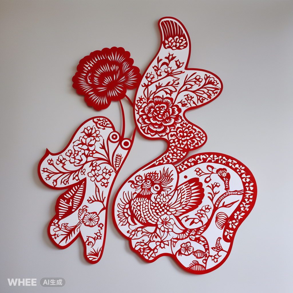 吉祥如WHEE——AIGC实践之中国非遗剪纸（图ZMTUwMDMzNzI=） - 教程 - 站酷设计师Contra实验编程原创素材 - 站酷ZCOOL