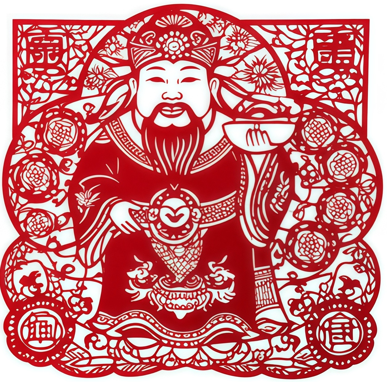 吉祥如WHEE——AIGC实践之中国非遗剪纸（图ZMTUwMDM0MzY=） - 教程 - 站酷设计师Contra实验编程原创素材 - 站酷ZCOOL