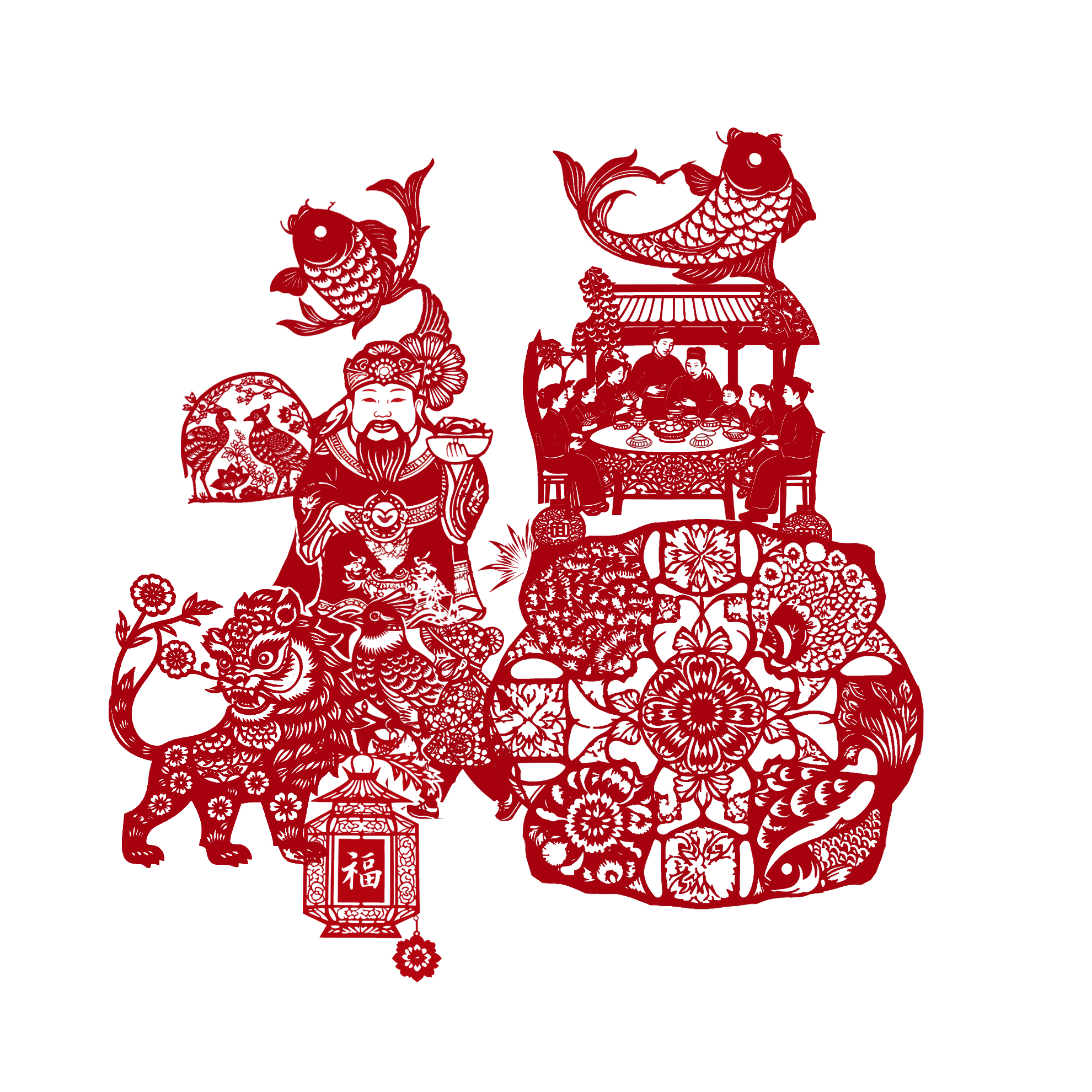 吉祥如WHEE——AIGC实践之中国非遗剪纸（图ZMTUwMDM0NzY=） - 教程 - 站酷设计师Contra实验编程原创素材 - 站酷ZCOOL