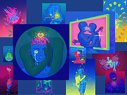 2024插畫(huà)碎片.