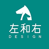 左和右创意包装的头像