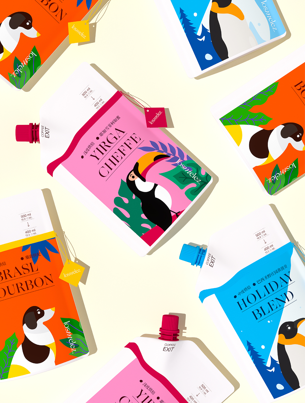 原创设计 | 趣味插画咖啡包装