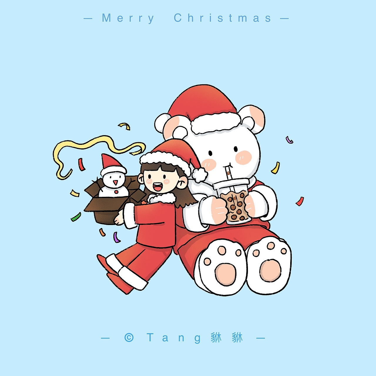 圣诞元素场景原创插画（图ZMzgzMzk2Nzcy） - 新锐潮流插画 - 站酷设计师貅貅原创素材 - 站酷ZCOOL