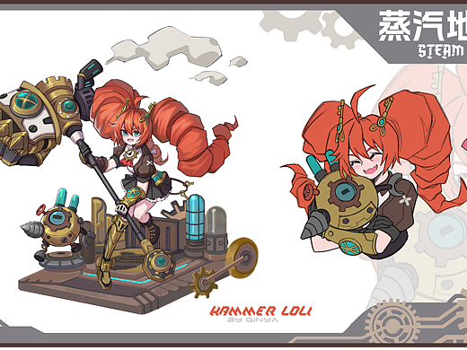 蒸汽朋克角色设计