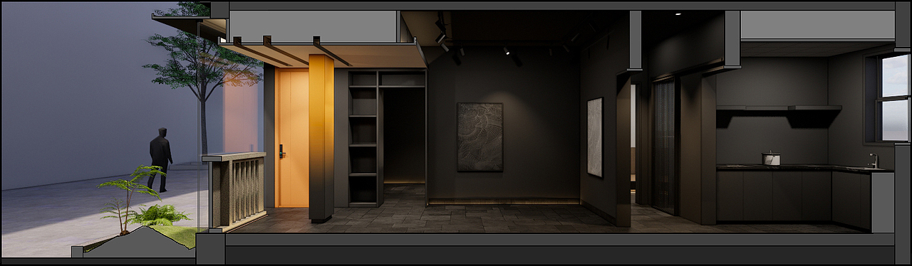 橙影黑境：在艺术与生活的交界处-伙山黑制PROJECT43（图ZMzgzNDAyMTY4） - 展陈设计 - 站酷设计师KennyTong21原创素材 - 站酷ZCOOL