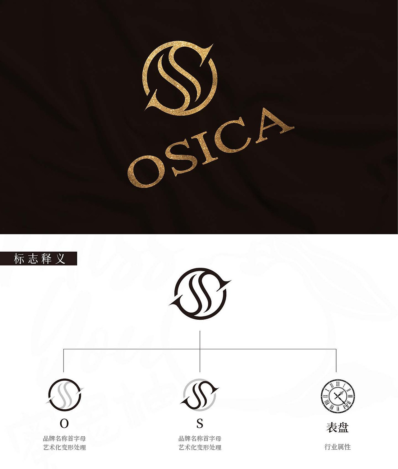 商用案例:手表品牌OSICA-LOGO设计分享✨