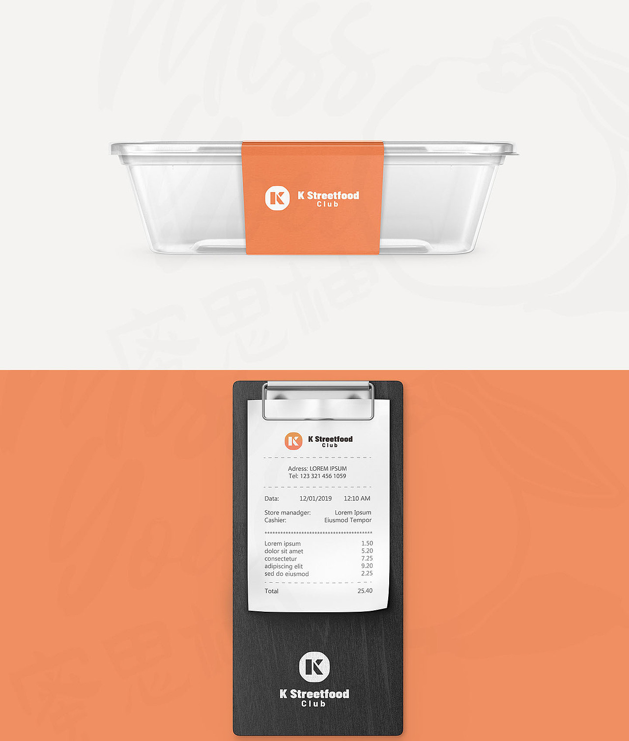 商用案例：餐饮品牌K Streetfood Club-LOGO设计分享✨（图ZMzgzNDEwMzAw） - Logo - 站酷设计师蜜思柚原创素材 - 站酷ZCOOL