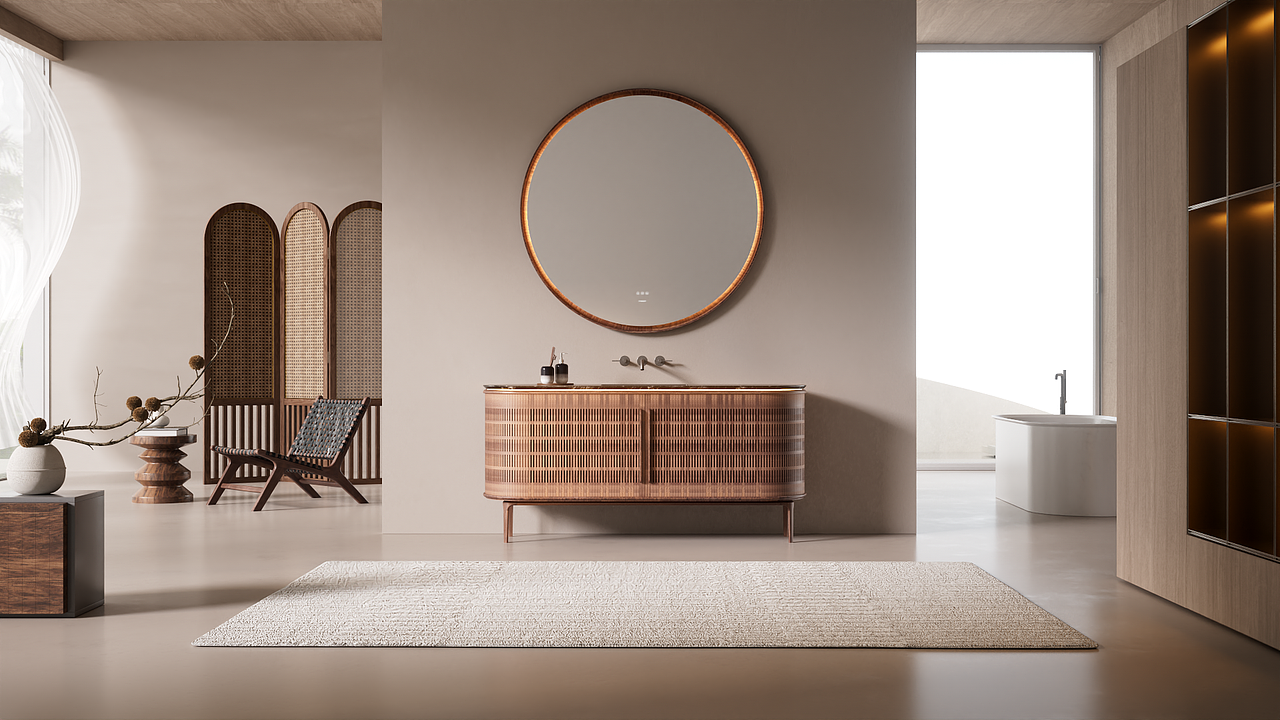 法恩莎高端定制浴室柜三维视频（图ZMzgzNDE0OTgw） - 产品 - 站酷设计师小夜设计原创素材 - 站酷ZCOOL