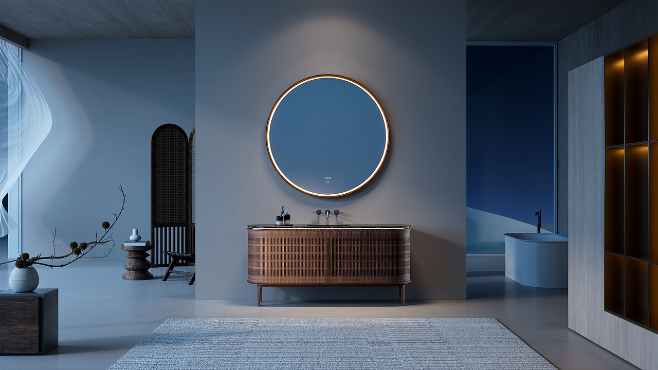 法恩莎高端定制浴室柜三维视频（图ZMzgzNDE0OTk2） - 产品 - 站酷设计师小夜设计原创素材 - 站酷ZCOOL