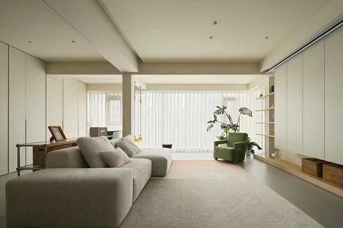 去掉传统客厅 极致的开放交互式空间🛋️品味