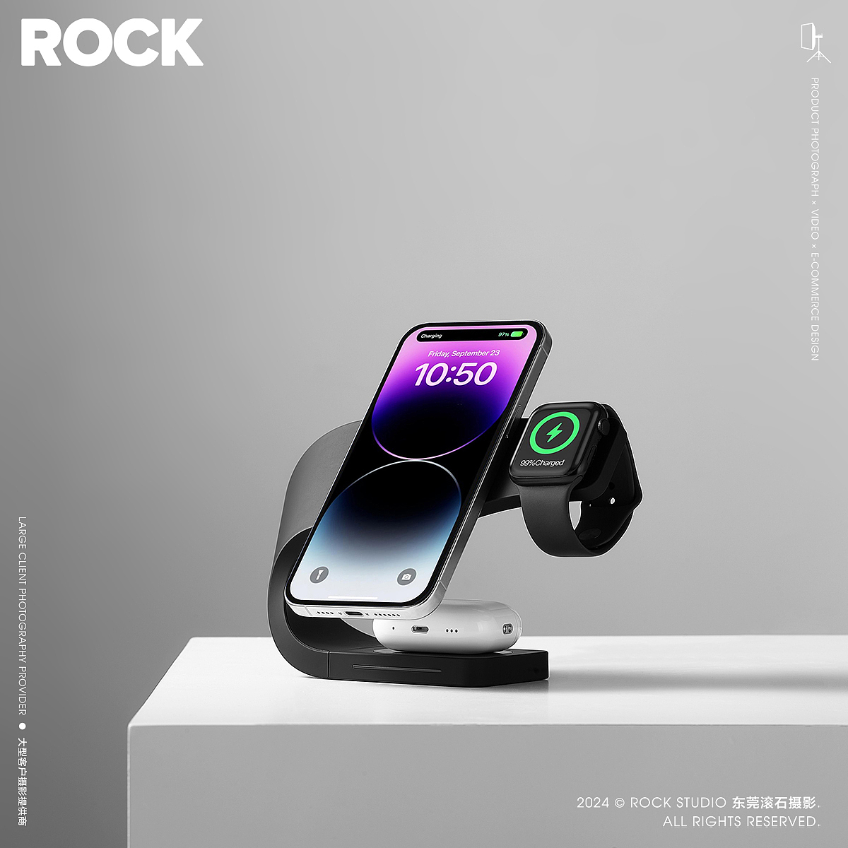 3C电子产品摄影 / 充电站海外市场-原创作品（图ZMzgzNDE2OTM2） - 产品摄影 - 站酷设计师滚石摄影_不修图原创素材 - 站酷ZCOOL