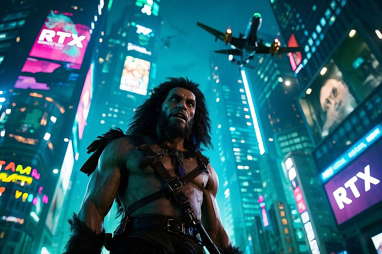 原始与科技的碰撞