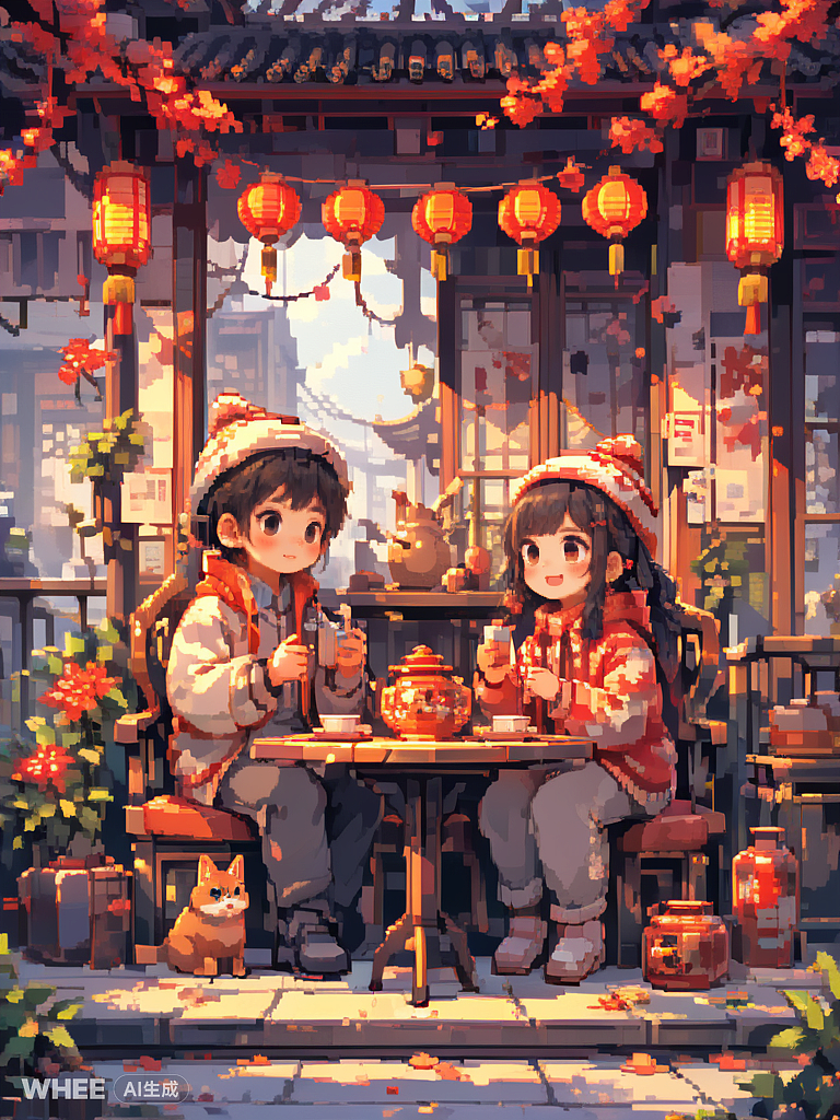 AI-迎新年像素风（图ZMzgzNDMwMzE2） - AI作品 - 站酷设计师假如天空没有颜色原创素材 - 站酷ZCOOL