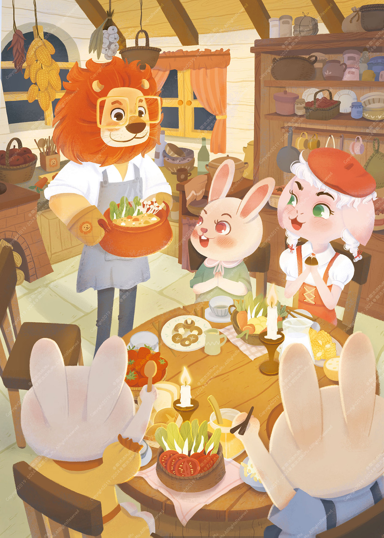 【童书商稿】《阿米的歌》（已出版）（图ZMzgzNDMyMjY4） - 儿童插画 - 站酷设计师南沐沐MuMu原创素材 - 站酷ZCOOL