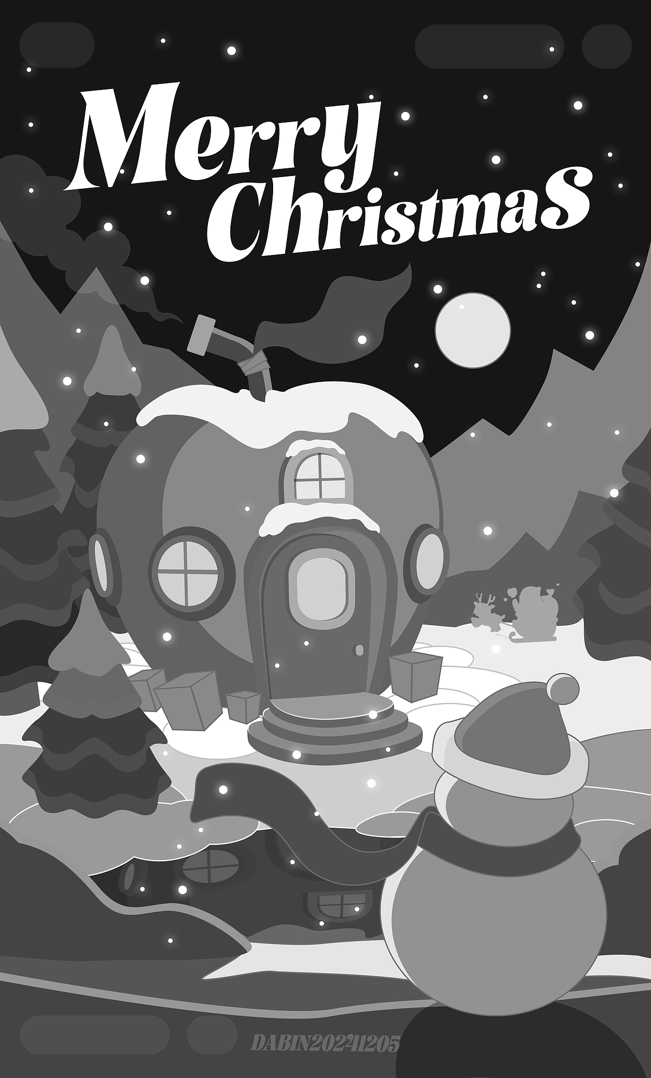 🎄又到圣诞节🎄插画（图ZMzgzNDMxMzgw） - 儿童插画 - 站酷设计师废画Dabin原创素材 - 站酷ZCOOL