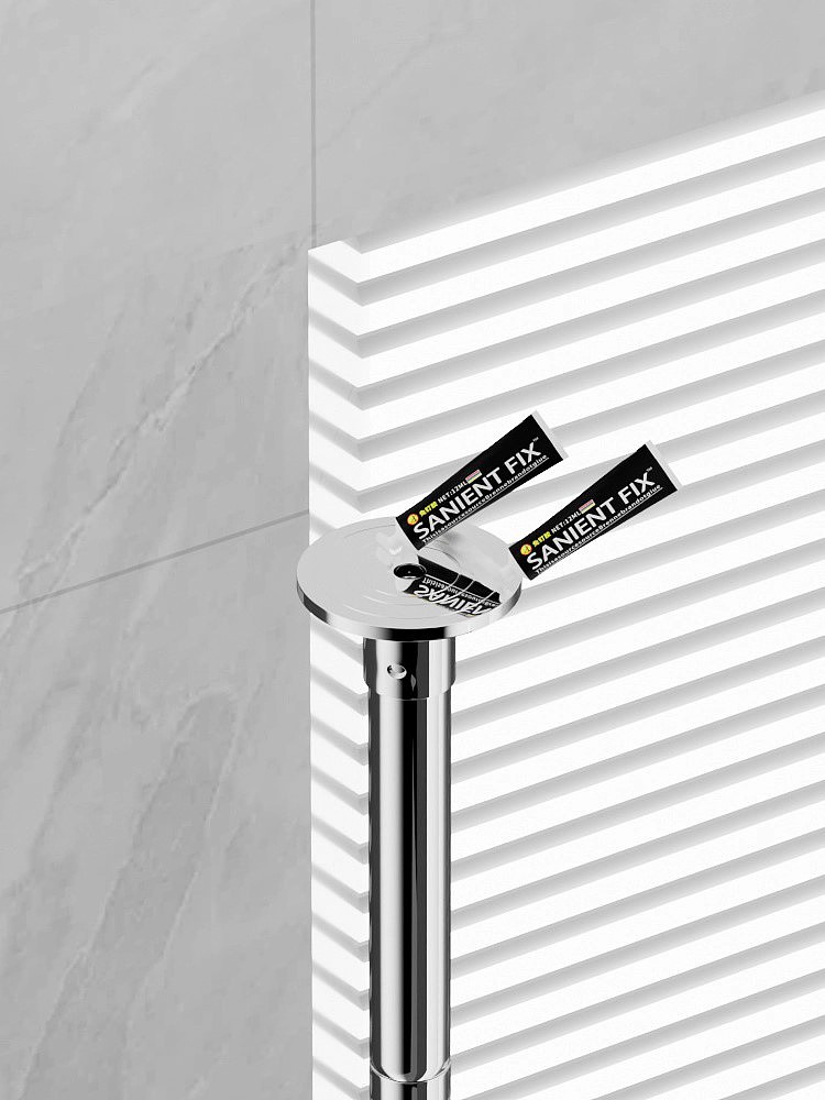 L型浴帘杆丨卫浴丨3D动画视频丨C4D产品渲染 ✖ 