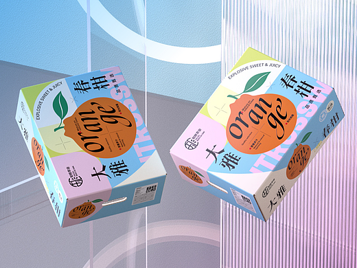 知枝农业|春见-柑橘包装设计