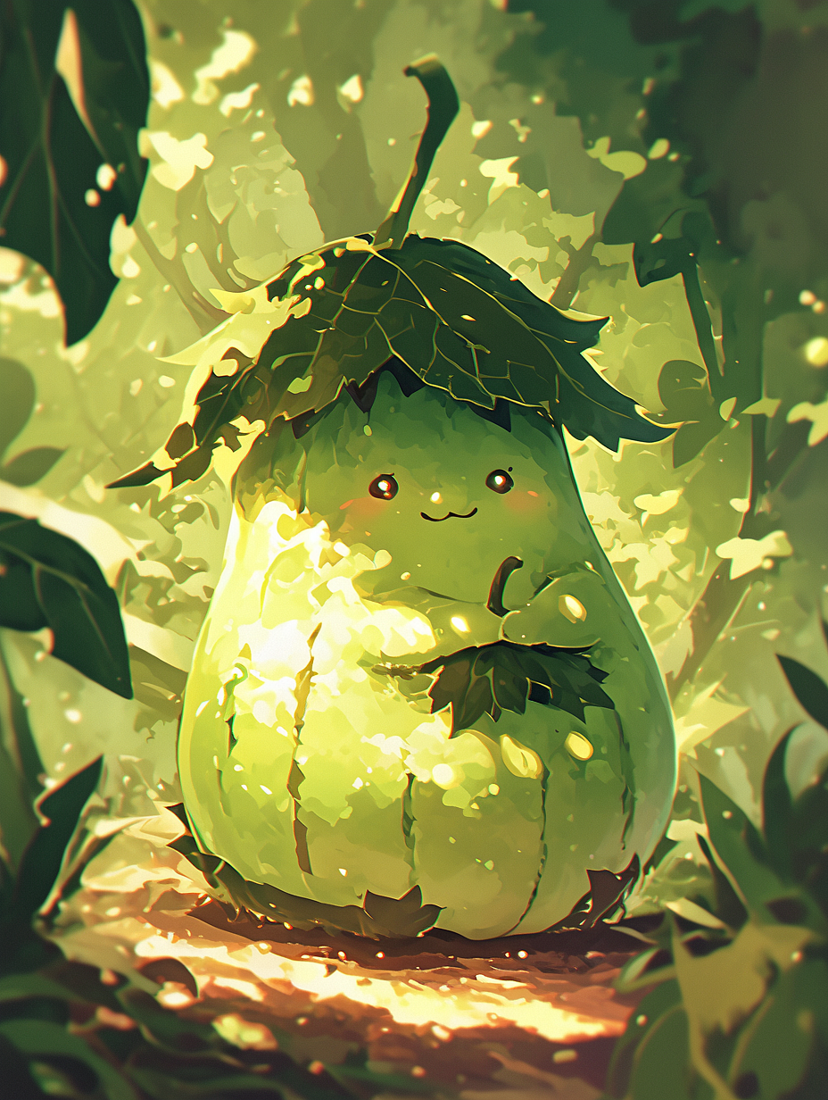 乖乖屯窝的小冬瓜