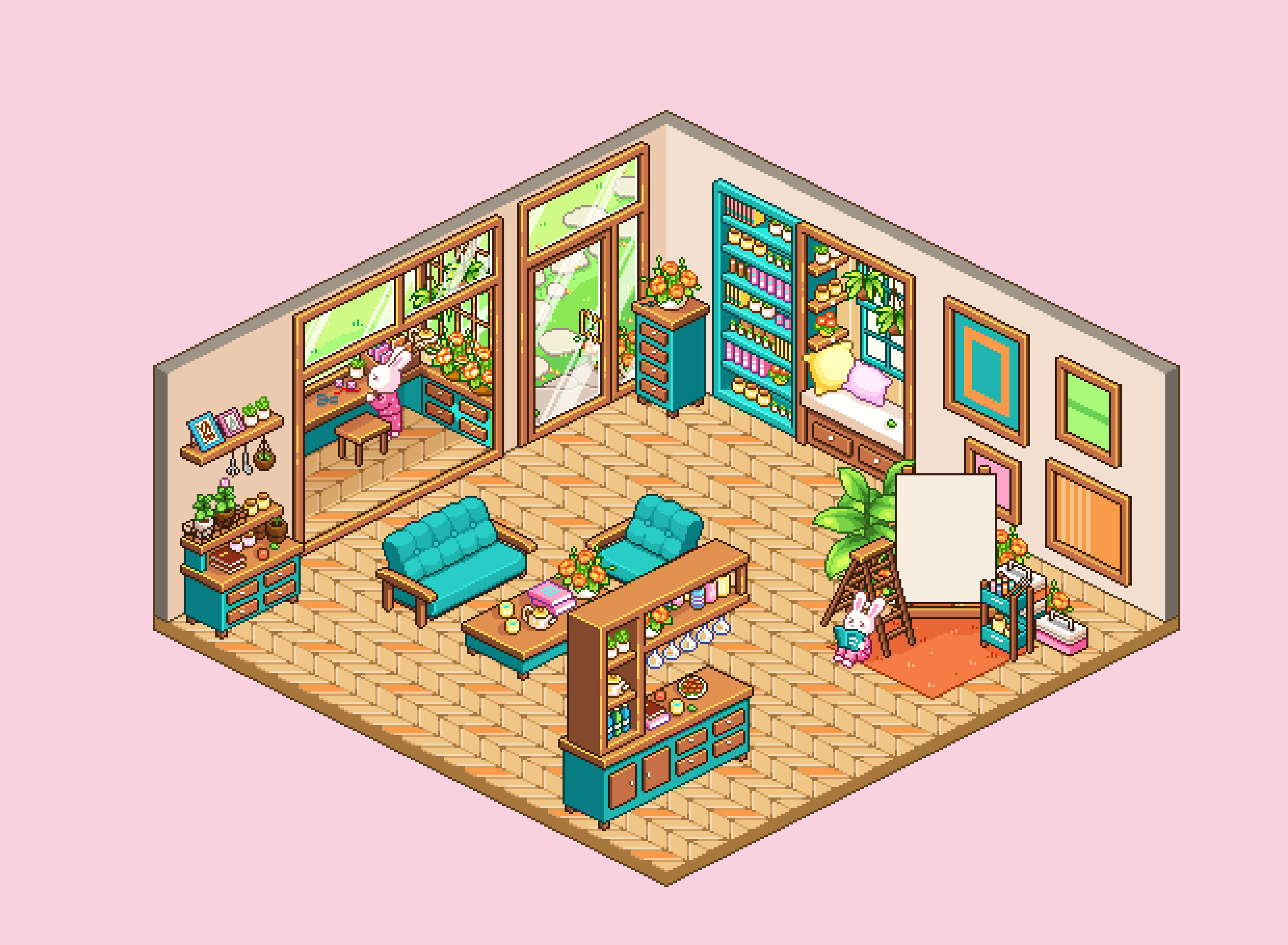 放些工作图（图ZMzgzNDQ0NjI0） - 像素画 - 站酷设计师葵瓜子萌画原创素材 - 站酷ZCOOL