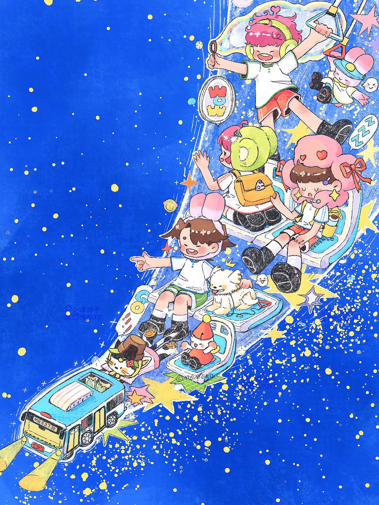 2023.6-2024.12 年终插画作品总结（图ZMzgzNDQ2MzM2） - 商业插画 - 站酷设计师星野咩咩子原创素材 - 站酷ZCOOL