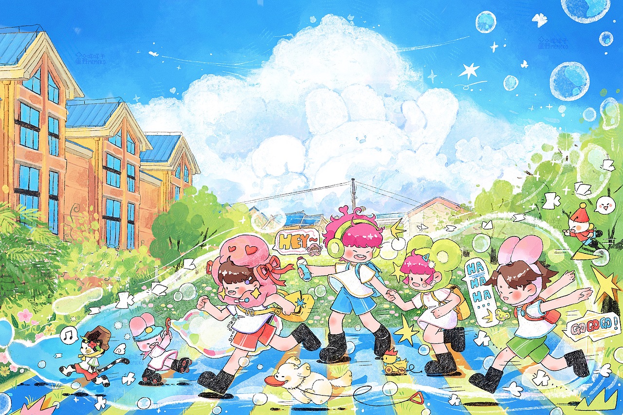 2023.6-2024.12 年终插画作品总结（图ZMzgzNDQ2MzQ4） - 商业插画 - 站酷设计师星野咩咩子原创素材 - 站酷ZCOOL