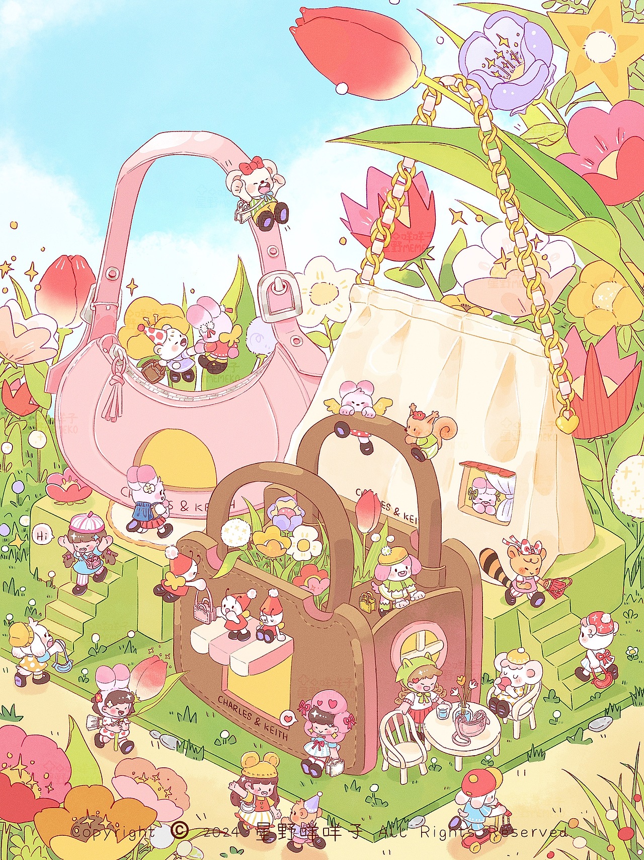 2023.6-2024.12 年终插画作品总结（图ZMzgzNDQ2NDIw） - 商业插画 - 站酷设计师星野咩咩子原创素材 - 站酷ZCOOL