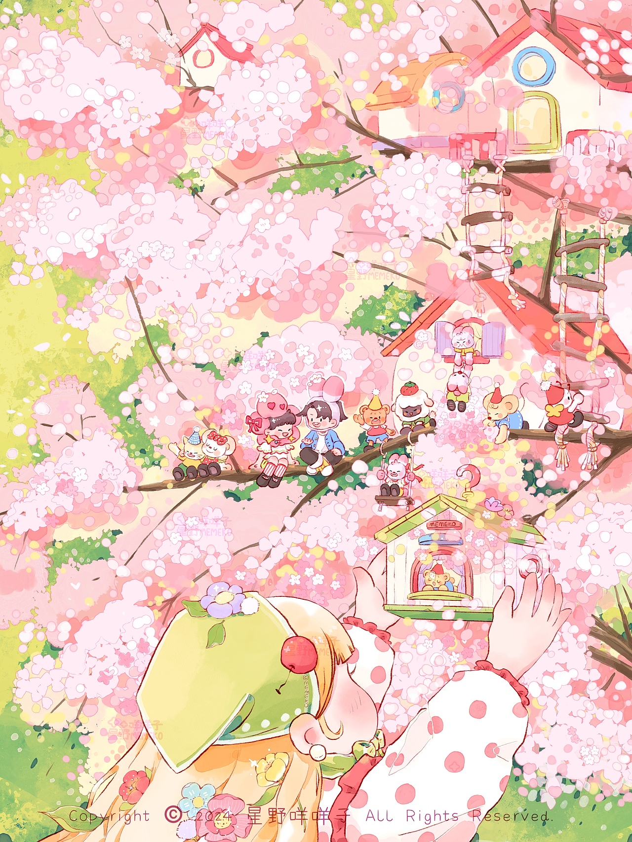 2023.6-2024.12 年终插画作品总结（图ZMzgzNDQ2NTA4） - 商业插画 - 站酷设计师星野咩咩子原创素材 - 站酷ZCOOL