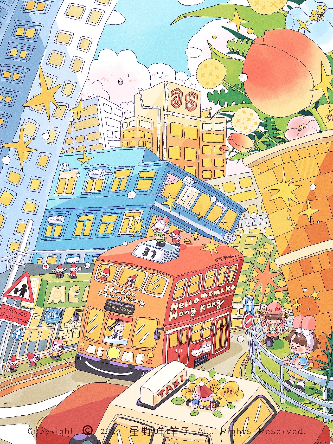 2023.6-2024.12 年终插画作品总结（图ZMzgzNDQ2NTIw） - 商业插画 - 站酷设计师星野咩咩子原创素材 - 站酷ZCOOL