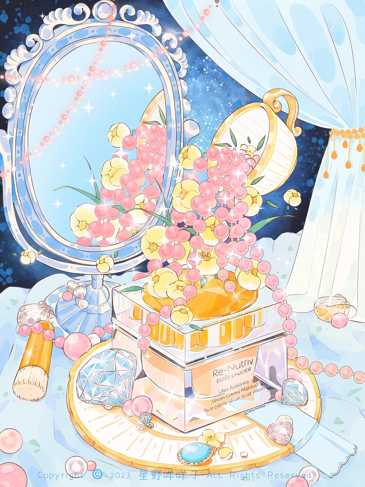 2023.6-2024.12 年终插画作品总结（图ZMzgzNDQ2NjA0） - 商业插画 - 站酷设计师星野咩咩子原创素材 - 站酷ZCOOL