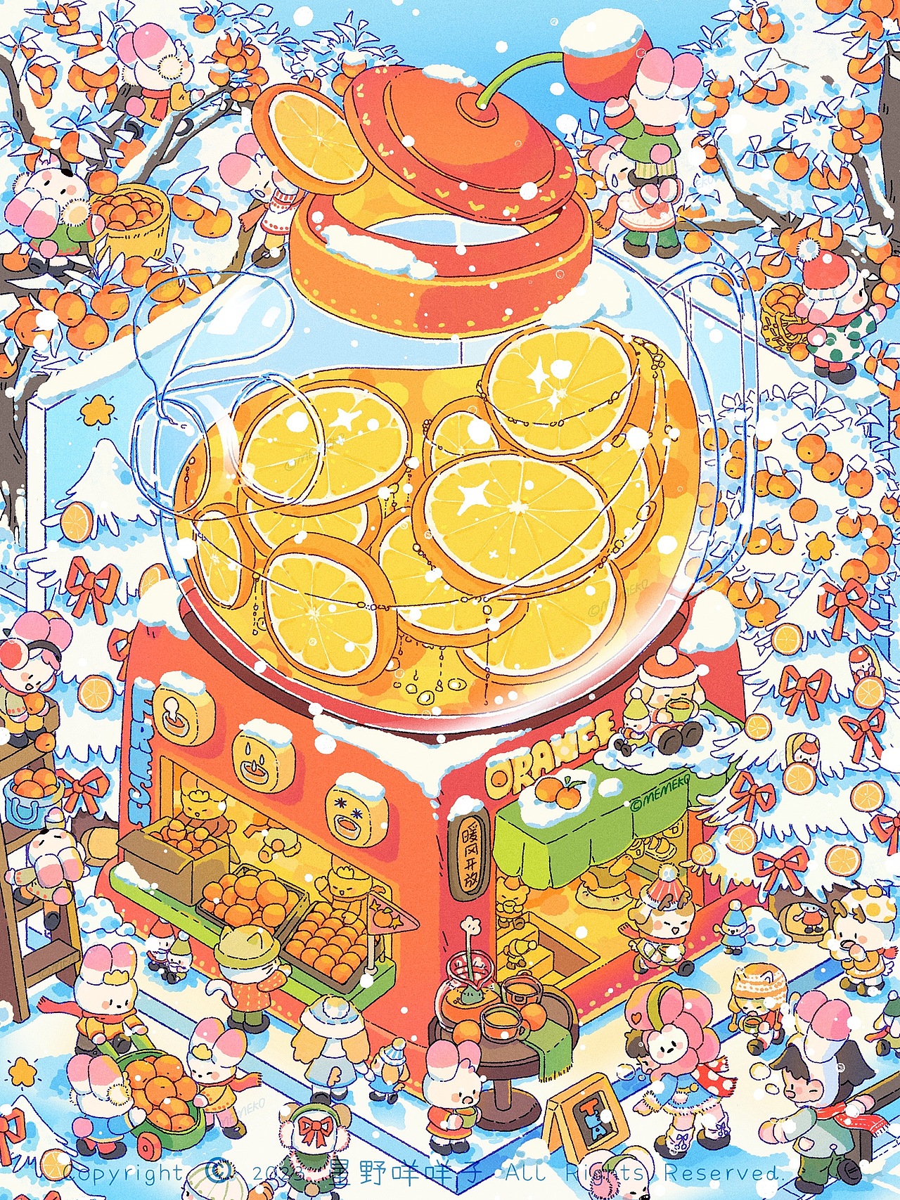 2023.6-2024.12 年终插画作品总结（图ZMzgzNDQ2NjI4） - 商业插画 - 站酷设计师星野咩咩子原创素材 - 站酷ZCOOL