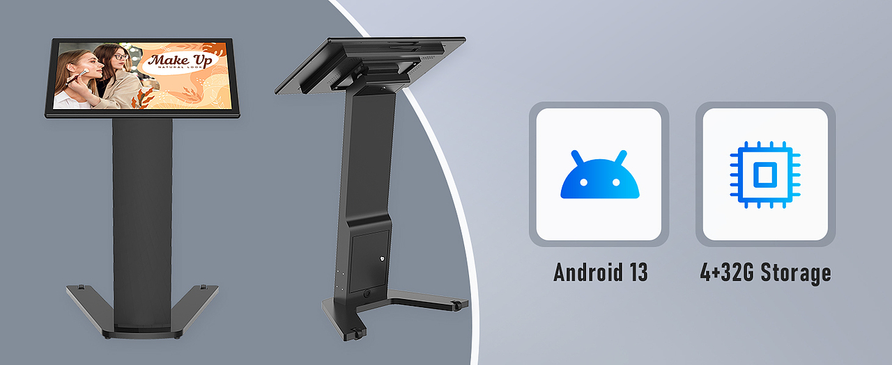 32寸落地查询机亚马逊套图（黑白)-修改 黑 ​​​