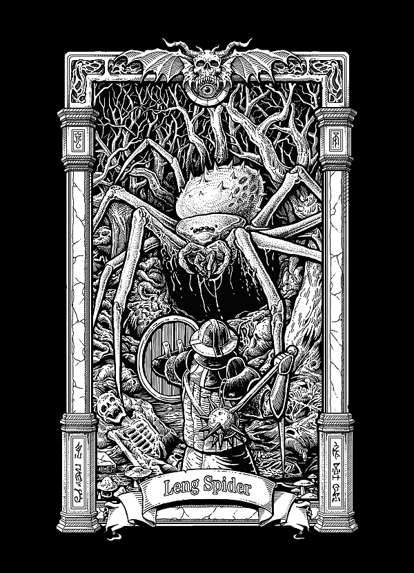 克苏鲁众神系列（终篇）（图ZMzgzNDc0MjMy） - 新锐潮流插画 - 站酷设计师小初插画原创素材 - 站酷ZCOOL