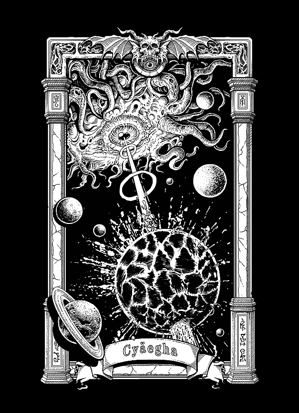 克苏鲁众神系列（终篇）（图ZMzgzNDc0MjUy） - 新锐潮流插画 - 站酷设计师小初插画原创素材 - 站酷ZCOOL