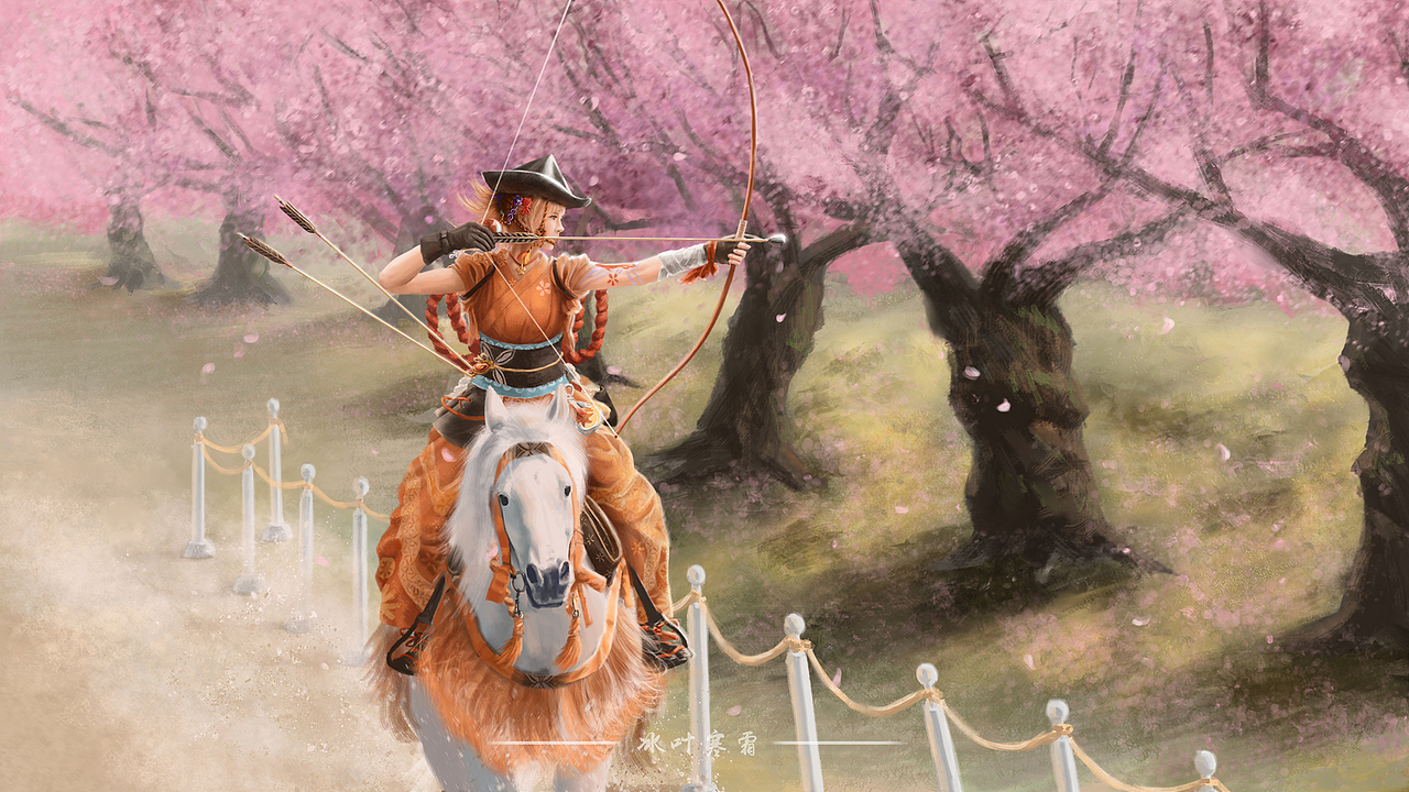 【游戏同人】宵宫-流镝马