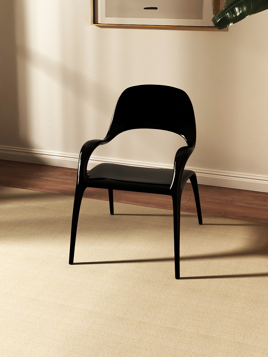 极简曲线椅设计