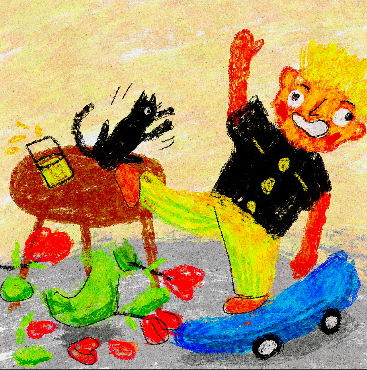 原创作品……关于一个学生的日常