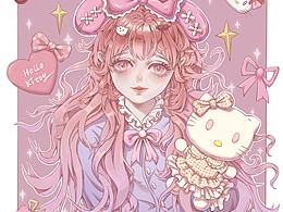 粉色少女hellokitty头像，怎能不心动