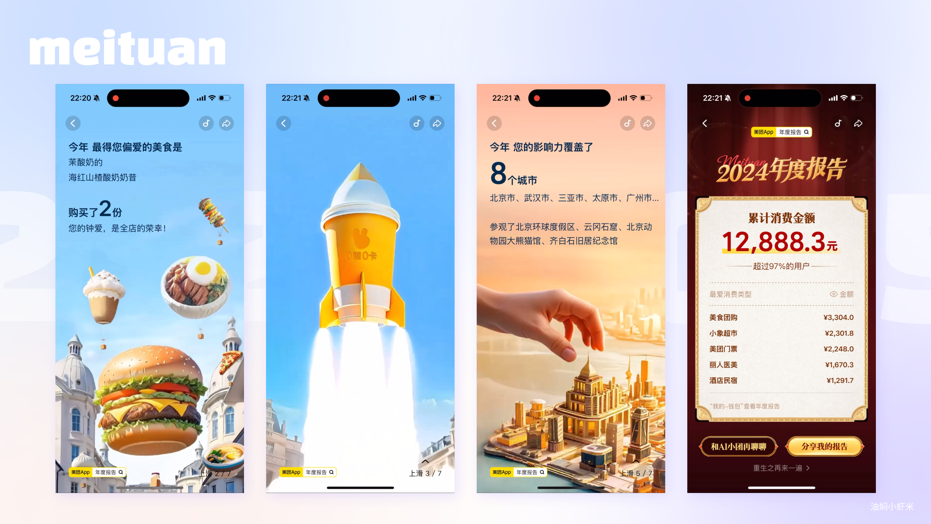 【全网最全17个APP年终总结】情感化设计&运营视觉设计的典型案例（图ZMTUwMDUyMDg=） - 教程 - 站酷设计师油焖小虾米原创素材 - 站酷ZCOOL