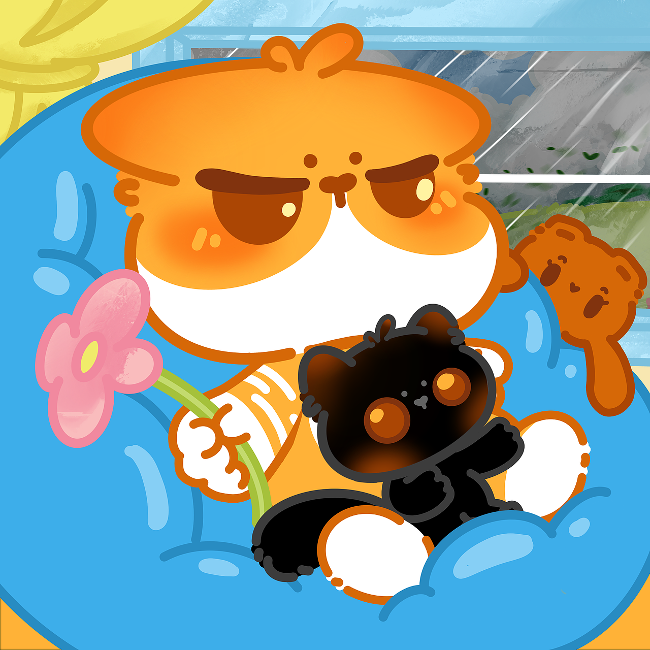 可爱的它们（图ZMzgzNTAyMDQ4） - 艺术插画 - 站酷设计师焦糖笔记原创素材 - 站酷ZCOOL