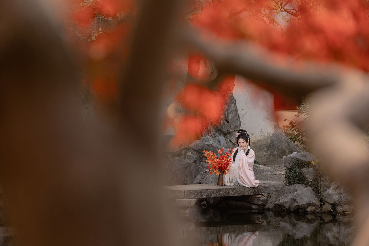丹枫渡秋