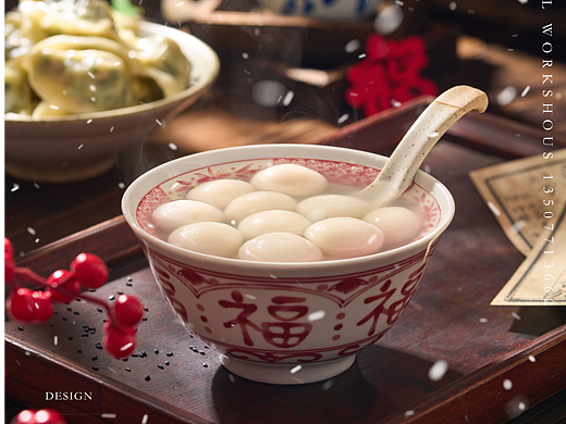 汤圆美食拍摄