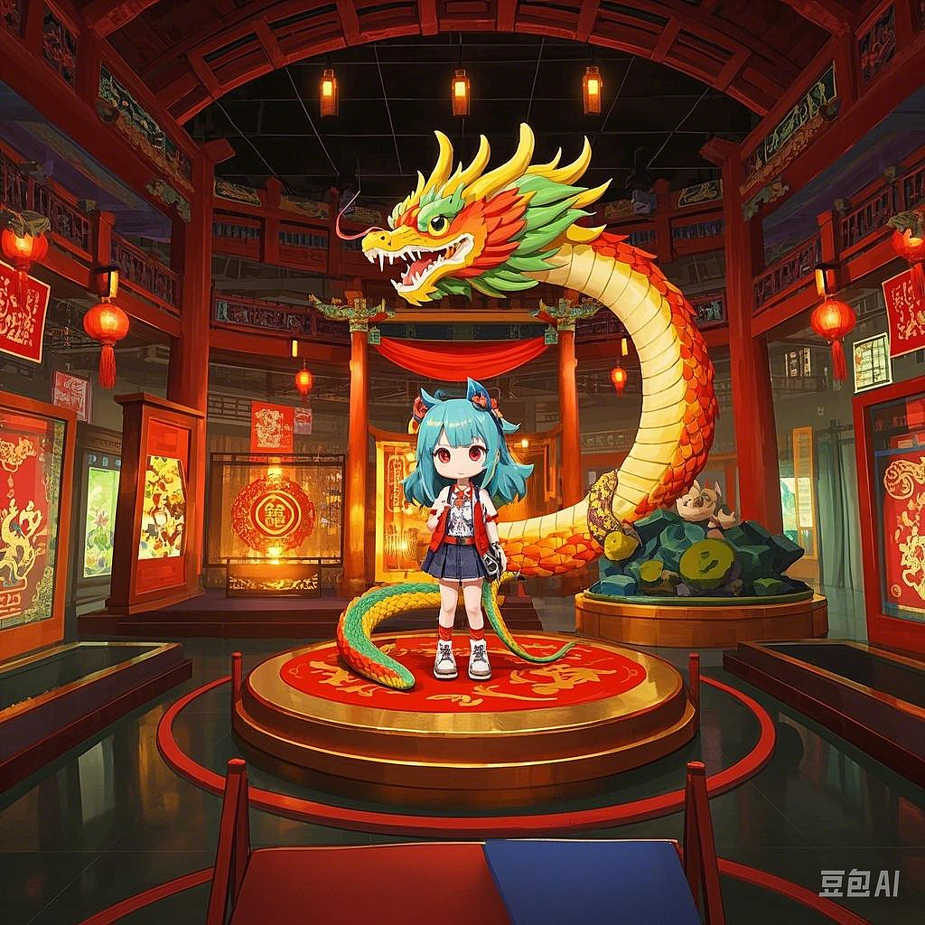 蛇年主题展馆动漫展