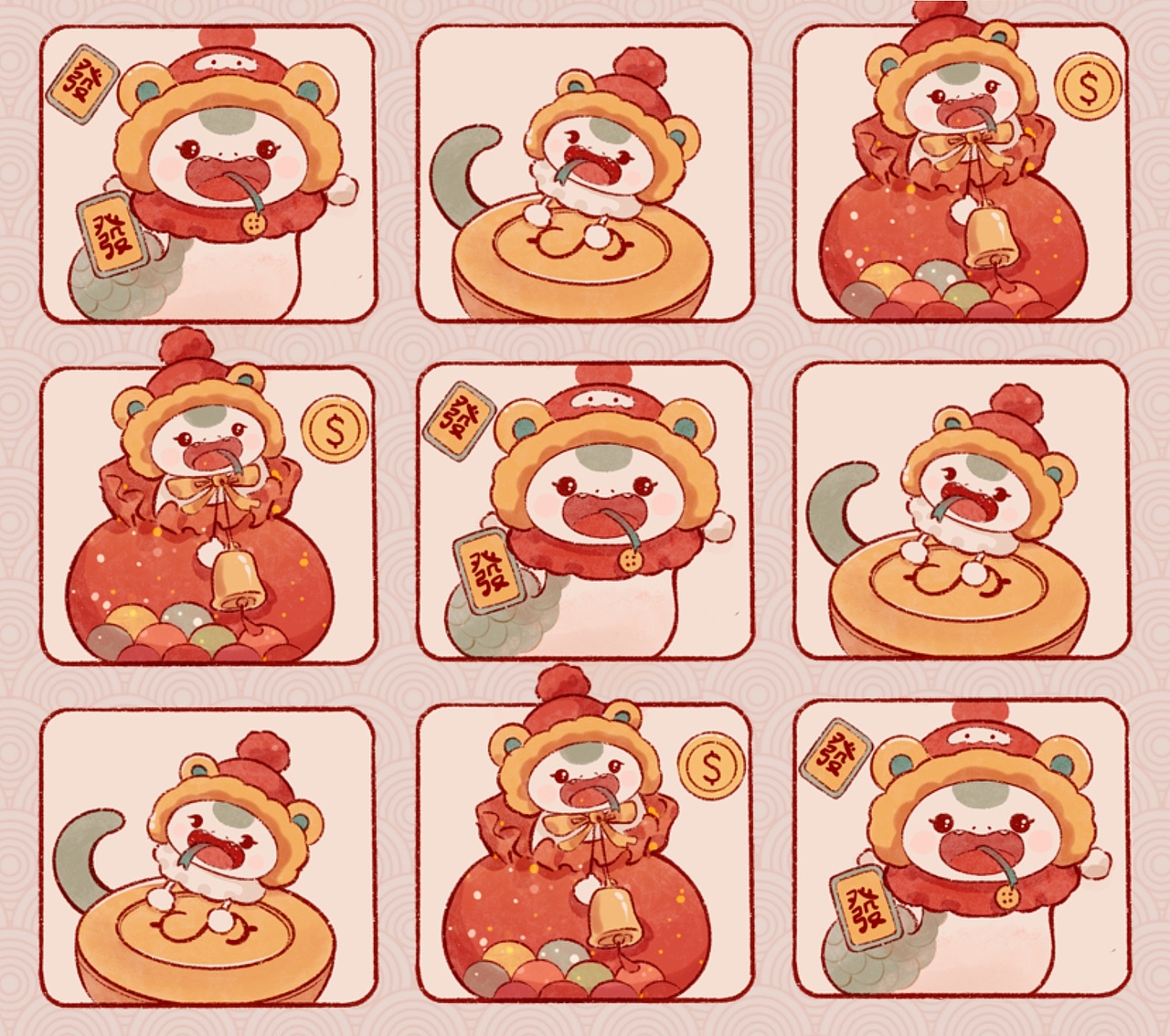 蛇来运转（图ZMzgzNTE4MDE2） - 商业插画 - 站酷设计师Yinne插画原创素材 - 站酷ZCOOL
